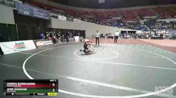 6A-120 lbs Cons. Round 4 - Amir Khanjan, Westview vs Joseph Borraggine, North Medford