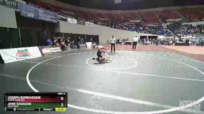 6A-120 lbs Cons. Round 4 - Amir Khanjan, Westview vs Joseph Borraggine, North Medford