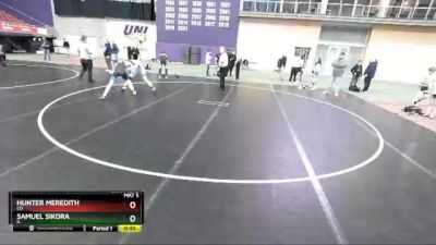 108-118 lbs Round 1 - Hunter Meredith, CO vs Samuel Sikora, IL