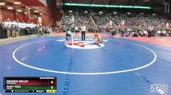 2A-165 lbs Quarterfinal - Graison Kelley, Kemmerer vs Rudy Hall, Lovell