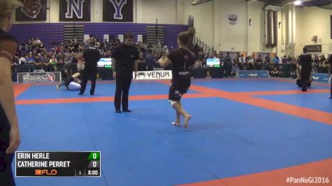 Erin Herle vs Catherine Perret 2016 IBJJF Pan No-Gi