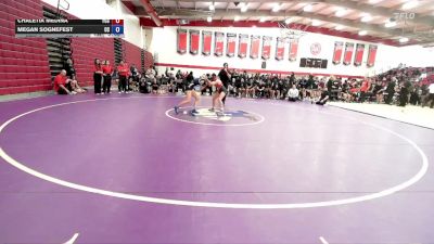 110 lbs Semis & 1st Wrestleback (8 Team) - Megan Sognefest, Cerritos College vs Chaletia Medina, Fresno City College