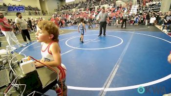 49 lbs Consolation - Rowen Hockett, Caney Valley Wrestling vs Kingston Warrior, Wagoner Takedown Club