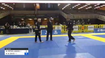 MATTHEW PETER LIGOZIO vs MICHAEL B. DAVIS 2020 World Master IBJJF Jiu-Jitsu Championship