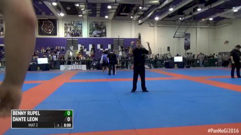 Benny Rupel vs Dante Leon 2016 IBJJF Pan No-Gi
