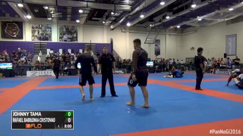 Johnny Tama vs Rafael Cristovao 2016 IBJJF Pan No-Gi