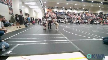46 lbs Semifinal - Timmy McCall, Fort Gibson Youth Wrestling vs Achilles Davie, Salina Wrestling Club