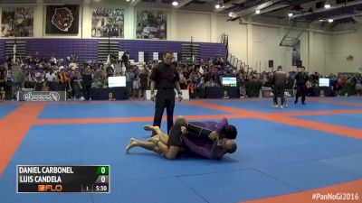 Daniel Carbonel Vs Luis Candela 2016 Ibjjf Pan No Gi