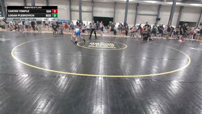 82 lbs Semifinal - Carter Temple, Cranberry Twp vs Logan Pleskovich, McDonald