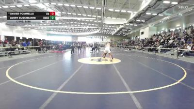 184 lbs Cons. Semi - Avery Bustamante, Brockport vs Xavier Pommells, Ithaca