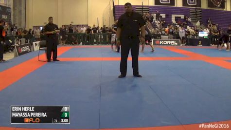 Erin Herle vs Mayassa Pereira 2016 IBJJF Pan No-Gi