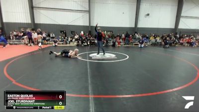 92 lbs Round 4 - Easton Quolas, All-Phase Wrestling Club vs Joel Sturdivant, South West Washington Wrestling Club