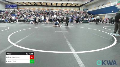 73 lbs Rr Rnd 5 - Declan Lambert, Husky Wrestling Club vs Ryker Peck, Standfast OKC