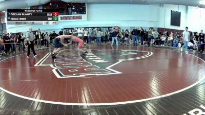 108 lbs Champ. Round 1 - Declan Blaney, Nova WC vs Isaac Sims, Gunston Wrestling Club