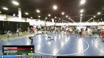 80 lbs Round 1 - Keaton Hardee, Ravage vs Mason Worden, Gold Rush Wrestling