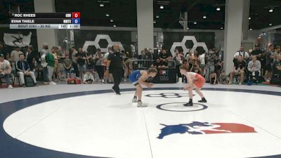 35 kg Champ. Rd Of 16 - Roc Rhees, Greater Heights Wrestling vs Evan Thiele, MTC - MANTANONA TRAINING CENTER