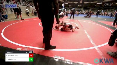 61 lbs Semifinal - River Raasch, Black Fox Wrestling Club vs Jayden Brant, Caney Valley Wrestling