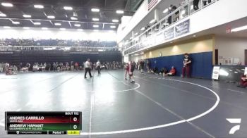 174 lbs Champ. Round 2 - Andrew Hamant, Sacramento City College vs Andres Carrillo, Santa Ana