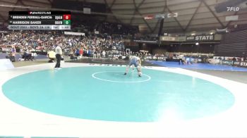 Boys 2A 138 lbs Champ. Round 2 - Harrison Baker, Hudson`s Bay vs Brenden Ferrall-Garcia, Squalicum