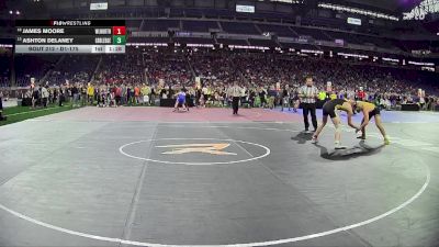 D1-175 lbs Quarterfinal - Ashton Delaney, Grand Ledge HS vs James Moore, Walled Lake Northern HS