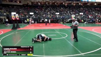 113 lbs Champ. Round 2 - Keaton Arabia, 216A vs Caiden Rosario, Unattached