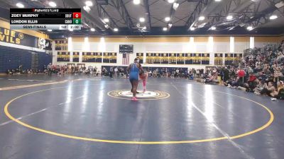 235 lbs Semifinal - Zoey Murphy, Southmoreland vs London Ellis, Canon-McMillan