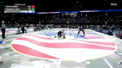 Cons. Round 1 - Marshall Holz, Kingsbury County vs Sayth Cronin, Stanley County