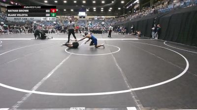 157 lbs Champ. Round 3 - Blake Velotta, Oklahoma Wesleyan vs Nathan Brown, Murray State