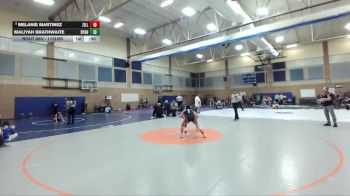115lbs Cons. Round 3 - Maliyah Brathwaite, Spanaway Lake (Girls) vs Melanie Martinez, Zillah (Girls)