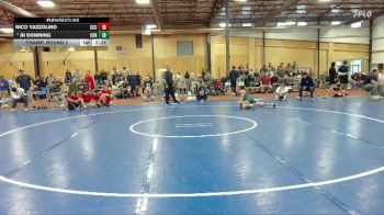 157 lbs Champ. Round 2 - Jr Downing, Corban University vs Nico Yazzolino, Clackamas Community College