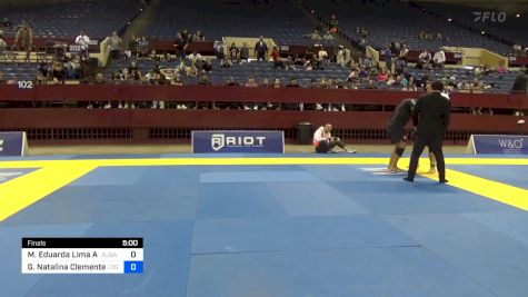 Maria Eduarda Lima Ayres vs Giovanna Natalina Clemente 2024 Pan IBJJF Jiu-Jitsu No-Gi Championship