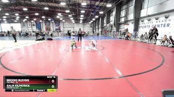 72 lbs Rd# 7- 10:45am Saturday Final Pool - Brooks Blevins, Cali Red vs Kalix Kilpatrick, Minion Black