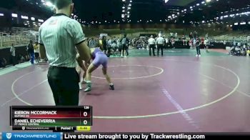 126 lbs Cons. Round 4 - Kieron McCormack, Buford HS vs Daniel Echeverria, Ft Pierce Central