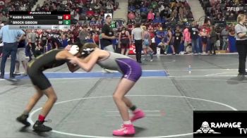 90 lbs Champ. Round 1 - Brock Gibson, Piper vs Kash Garza, The Best Wrestler