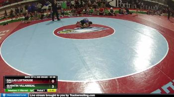 61-68 lbs 1st Place Match - Dallas Lofthouse, Utah vs Quentin Villarreal, Idaho