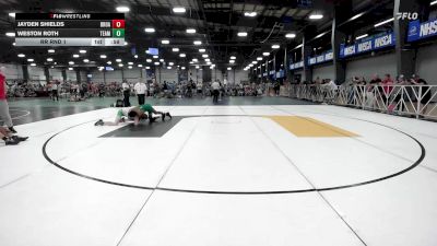 135 lbs Rr Rnd 1 - Jayden Shields, Broad Axe Green vs Weston Roth, Team RJN