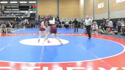 165 lbs Consi Of 8 #1 - Lena Paniccia, The Prout School vs Olivia Bernier, Westford Academy