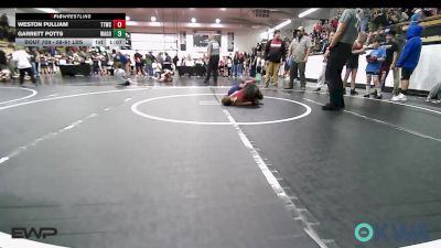 58-61 lbs Quarterfinal - Weston Pulliam, Team Tulsa Wrestling Club vs Garrett Potts, Wagoner Takedown Club