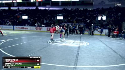 Girls 235 lbs Cons. Round 4 - Ren Schaber, Cheney (Girls) vs Symaran Sivaivai, Skyview (Girls)