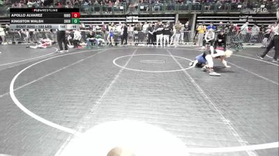 100 lbs Consi Of 8 #1 - Apollo Alvarez, Hanover Park vs Kingston Walsh, Shore Thing