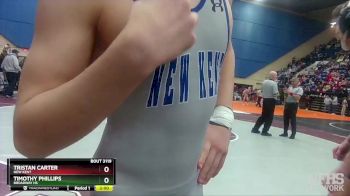 3 - 113 lbs Quarterfinal - Tristan Carter, New Kent vs Timothy Phillips, Broadway HS