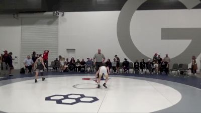 75 lbs Round 5 (6 Team) - Max Frank, Lake Wrestling Club vs Teagan VanBebber, California Black