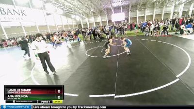 87-93 lbs 3rd Place Match - Lanelle Sharp, Uintah Girls Wrestling vs Ana Mounga, Westlake WC