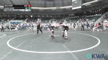 110 lbs Consi Of 4 - Able Jones, Mannford Pirate Youth Wrestling vs Kaden Evans, Raw Wrestling Club