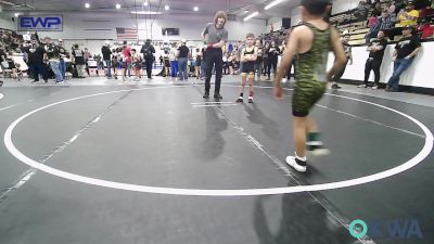 55 lbs Rr Rnd 2 - Hunter Osburn, Jay Wrestling Club vs Jayden Perez, Salina Wrestling Club