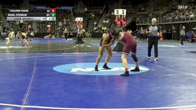 157 lbs Cons. Round 2 - Holden Huhn, Gannon vs Basil Othman, San Fran. St.