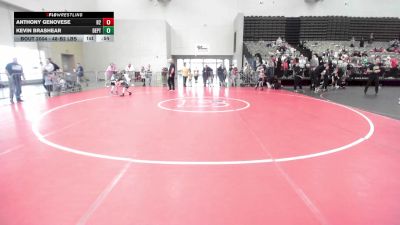 48-B2 lbs Semifinal - Anthony Genovese, Barn Brothers vs Kevin Brashear, Deptford