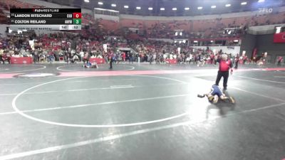 66 lbs 3rd Place Match - Landon Ritschard, RT Elite Wrestling vs Colton Reiland, Appleton North Youth Wrestling
