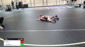 54 lbs Quarterfinal - Alex Leon, GWC/Tigers vs Jeeandy Morales, SoCal Hammers