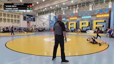 126 lbs Semifinal - Jaydan Mieth, Sussex Central H S vs Dominic Lucian, Salesianum